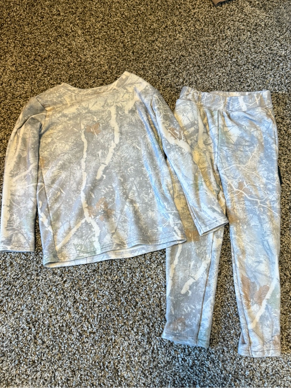 Little bipsy x babybreez camo pajamas 2T